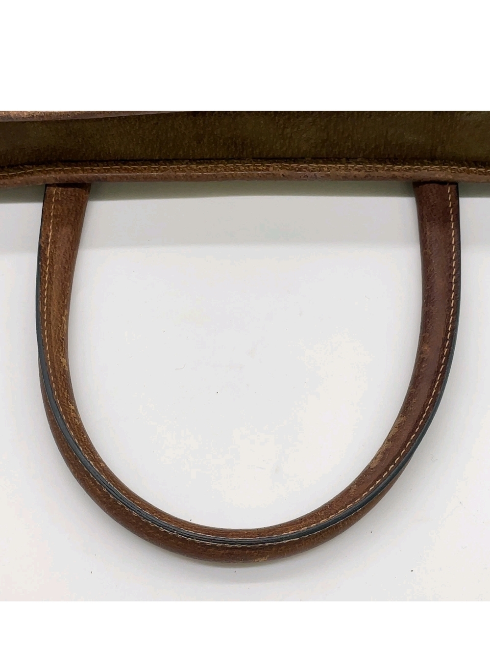 Gucci Brown GG Supreme Tote with Signature Web Stripe - Picture 7 of 16